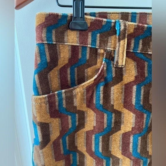 RE/DONE 70's Velvet bootcut in Retro stripe size 26 NWT - Picture 3 of 16